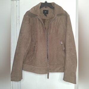 H&M Women's Brown Suede Jacket